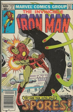 Iron Man #157 ORIGINAL Vintage 1982 Marvel Comics 