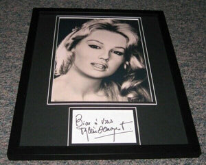 Mylène Demongeot Legs Signed Framed 16x20 Photo Display Mylene