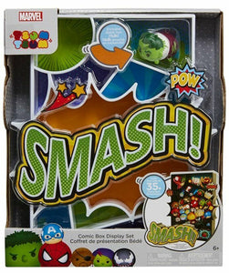 NEW SEALED 2017 Marvel Tsum Tsum SMASH Display Set w/ Incredible Hulk Figure