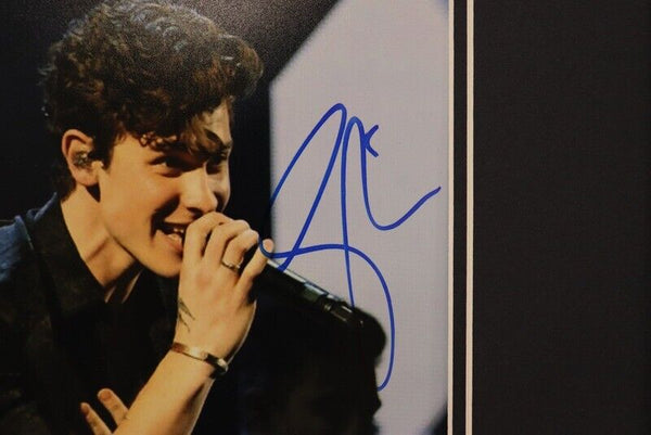 Shawn Mendes Signed Framed 16x20 Photo + CD Display