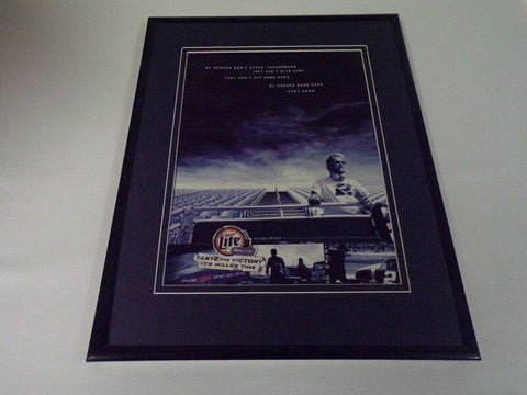 2001 Miller Lite Beer Racing Framed 11x14 ORIGINAL Vintage Advertisement 