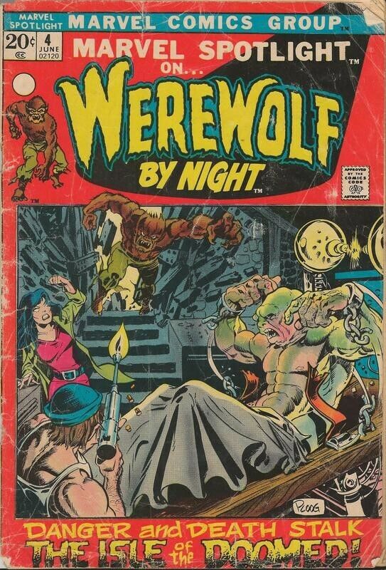 Marvel Spotlight #4 1973 Marvel Comics 3rd Werewolf by Night 1st Darkhold