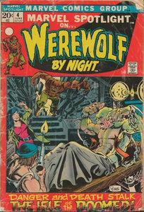 Marvel Spotlight #4 1973 Marvel Comics 3rd Werewolf by Night 1st Darkhold