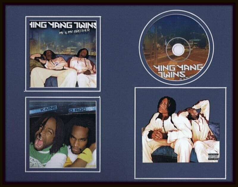 Ying Yang Twins 2003 Me & My Brother Framed 11x14 CD & Photo Display