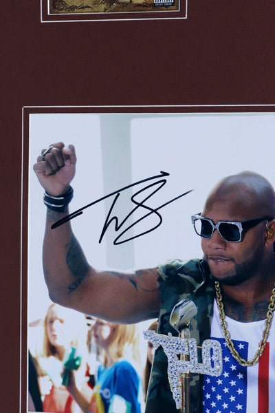 Flo Rida Signed Framed 18x24 Roots CD & Photo Display 