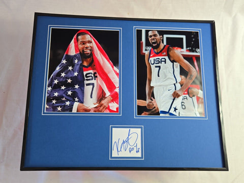 Kevin Durant Signed 16x20 USA Olympic Photo Display JSA ROY Inscription