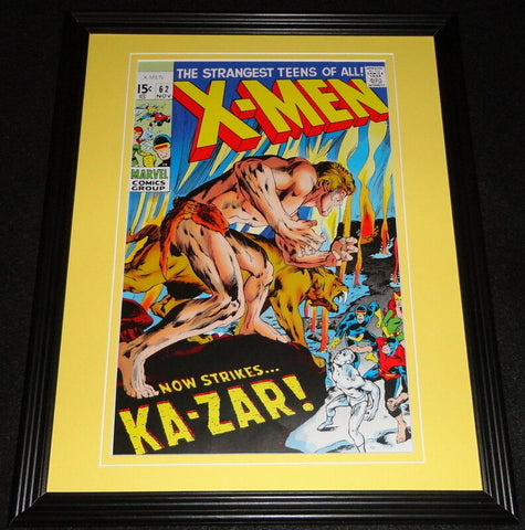 Uncanny X Men #62 Ka Zar Framed Cover Photo Poster 11x14 Official Repro