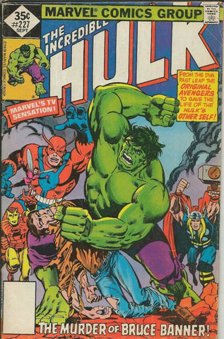 Incredible Hulk #227 ORIGINAL Vintage 1978 Marvel Comics 