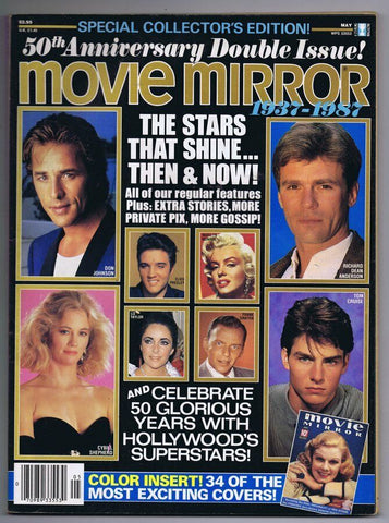 ORIGINAL Vintage May 1987 Movie Mirror Magazine Marilyn Monroe Frank Sinatra