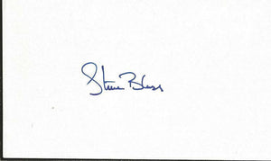 Steve Blass Signed 3x5 Index Card 1971 Pirates