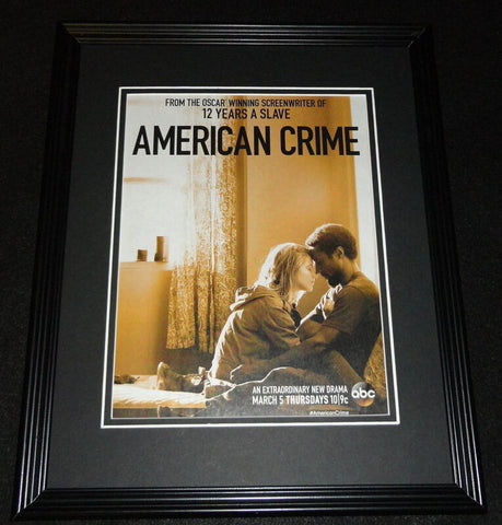 American Crime 2015 Framed 11x14 ORIGINAL Advertisement Timothy Hutton