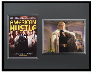  Jennifer Lawrence Signed Framed 16x20 Photo Set AW American Hustle	