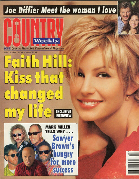 VINTAGE June 15 1999 Country Weekly Magazine Faith Hill 