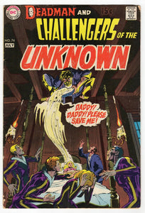 Challengers of the Unknown #74 VINTAGE 1970 DC Comics Deadman