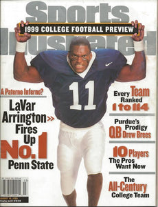 Lavar Arrington August 16 1999 Sports Illustrated Full Issue No Label Penn State