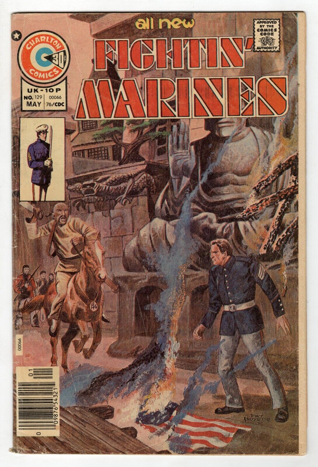 Fightin' Marines #129 VINTAGE 1976 Charlton Comics