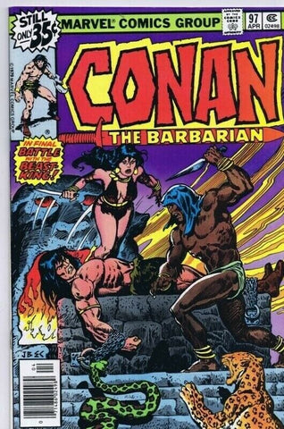 Conan the Barbarian #97 ORIGINAL Vintage 1979 Marvel Comics GGA