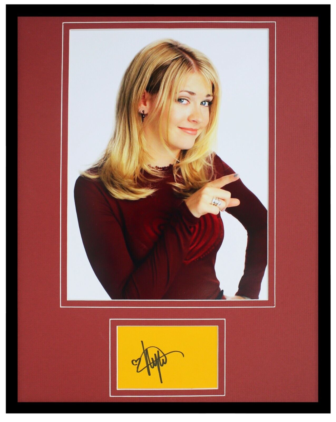 Melissa Joan Hart Signed Framed 11x14 Photo Display Sabrina Teenage Witch