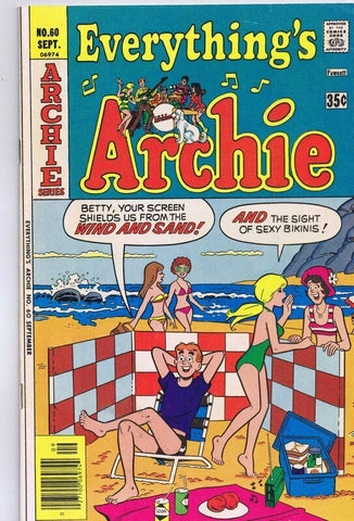 Everything's Archie #60 ORIGINAL Vintage 1977 Archie Comics GGA 4 Bikini Cover