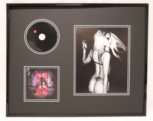 Lady Gaga Signed Framed 16x20 Chromatica CD & Photo Display