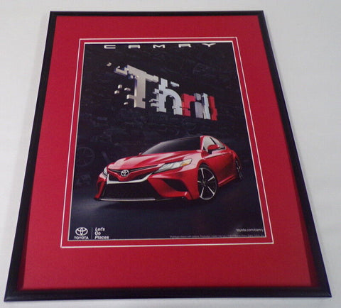 2018 Toyota Camry 11x14 Framed ORIGINAL Advertisement  