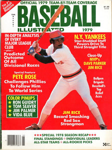 VINTAGE 1979 Baseball Illustrated Magazine Jim Rice Red Sox