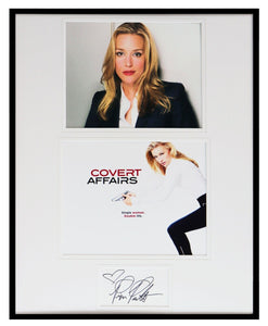 Piper Perabo Signed Framed 16x20 Photo Set Covert Affairs