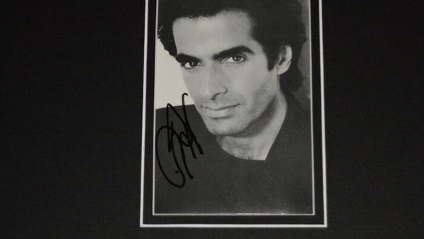 David Copperfield Signed Framed 12x18 Photo Set 