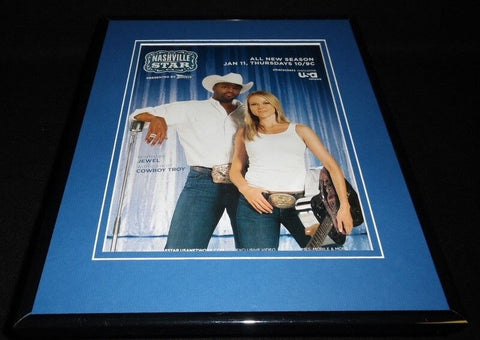 Nashville Star 2007 USA Framed 11x14 ORIGINAL Advertisement Jewel Cowboy Troy