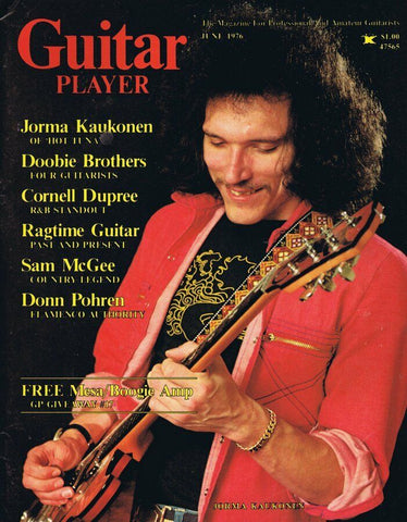 Guitar Player Magazine June 1976 Jorma Kaukonen Doobie Brothers No Label