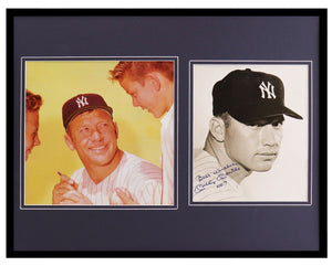 Mickey Mantle Facsimile Signed Framed 16x20 NY Yankees Photo Set