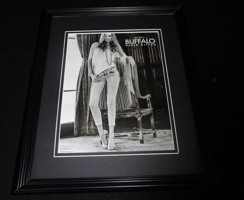 Amber Arbucci 2015 Buffalo Jeans David Bitton Framed ORIGINAL Advertisement