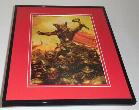 Thor Marvel Zombies #1 Framed 11x14 Poster Display 