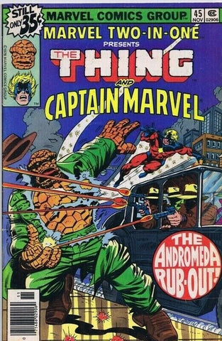 Marvel Two-in-One #45 ORIGINAL Vintage 1978 Thing Captain Marvel