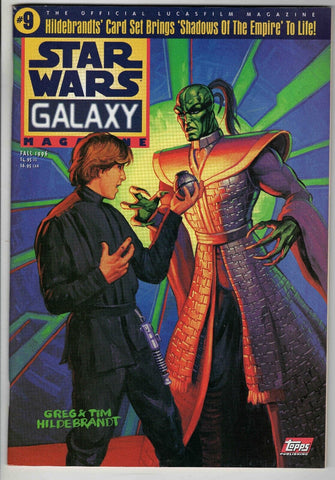 Topps Star Wars Galaxy Magazine #9 VINTAGE 1996 Hildebrandt Mark Hamill