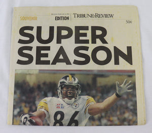 Feb 13 06 Pittsburgh Tribune Review Newspaper Steelers Super Bowl XL Hines Ward