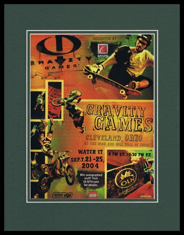 2004 Gravity Games on OLN Framed 11x14 ORIGINAL Advertisement