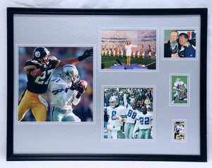 1995 Dallas Cowboys vs Steelers Super Bowl XXX Team Framed 18x24 Photo Display 