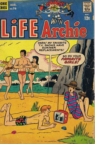 Life With Archie #76 ORIGINAL Vintage 1968 Archie Comics GGA Bikini  