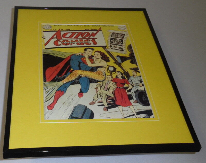 Action Comics #130 Framed 11x14 Repro Cover Display Superman Ann Blyth