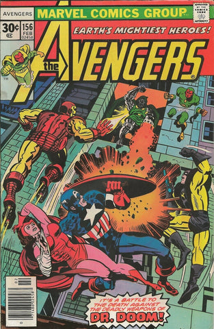 Avengers #156 ORIGINAL Vintage 1977 Marvel Comics 