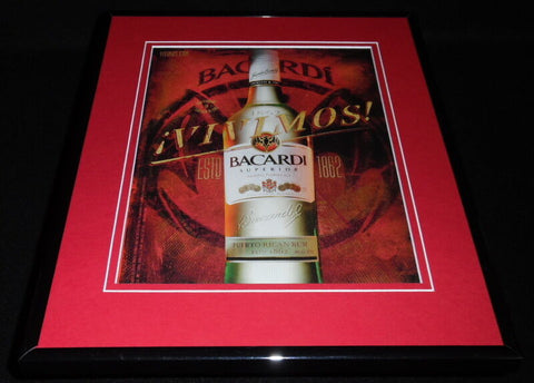 2013 Bacardi Rum Vivimos Framed 11x14 ORIGINAL Advertisement