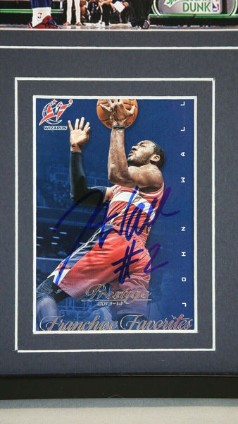 John Wall Signed Framed 16x20 Photo Display w/ Bradley Beal Wizards