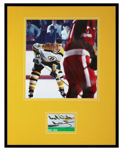 Bobby Orr Signed Framed 16x20 Photo Poster Display JSA Boston Bruins