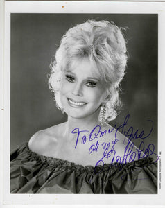 Eva Gabor Signed 8x10 Photo JSA Green Acres E