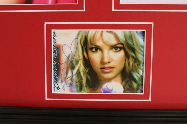 Britney Spears Signed Framed 18x24 Photo Set JSA C