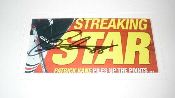 Patrick Kane Signed Framed 16x20 Photo Display JSA Blackhawks