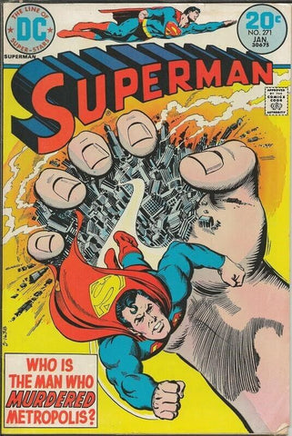 Superman #271 ORIGINAL Vintage 1974 DC Comics 