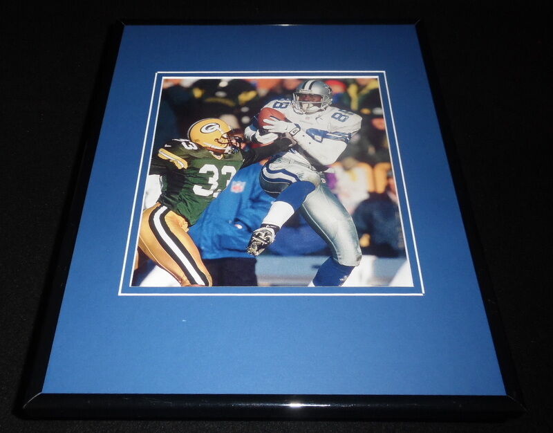 Michael Irvin Framed 11x14 Photo Display Cowboys vs Packers