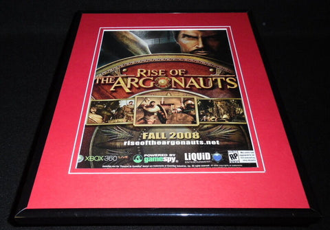 Rise of the Argonauts 2008 XBox Framed 11x14 ORIGINAL Vintage Advertisement